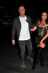 Charlotte Dawson and Matt Sarsfield - Arriving at The Ivy Restaurant in Manchester 11/23/2019
