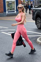 Christine McGuinness in Tight Gym Wear - Cheshire 11/22/2019