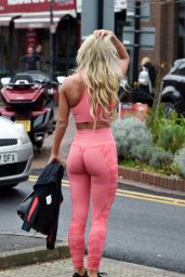Christine McGuinness in Tight Gym Wear - Cheshire 11/22/2019