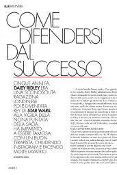 Daisy Ridley - ELLE Magazine Italy 12/07/2019 Issue