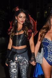 Demi Rose Night Out in Mayfair London 10/26/2019