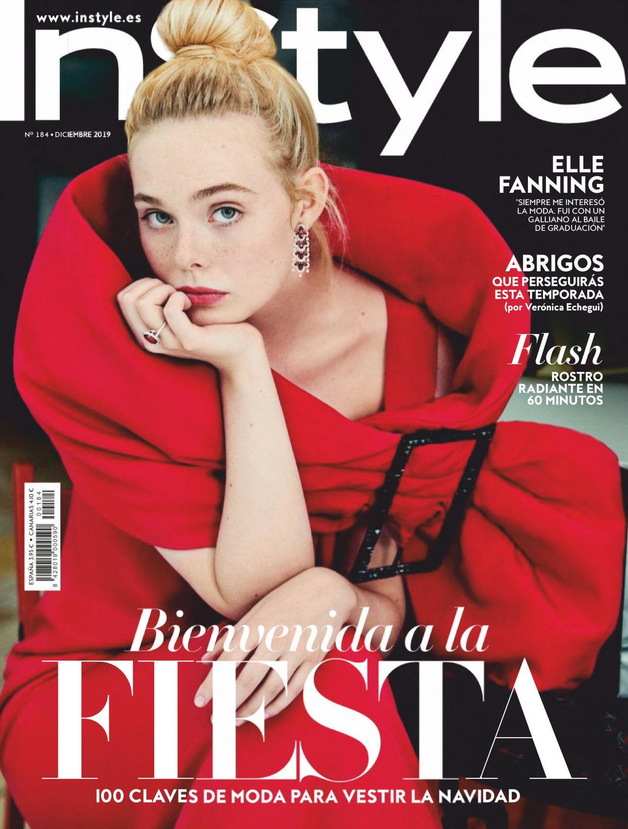 Elle Fanning - InStyle Magazine Spain December 2019 Issue • CelebMafia