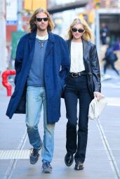 Elsa Hosk and Boyfriend Tom Daly - NYC 11/27/2019