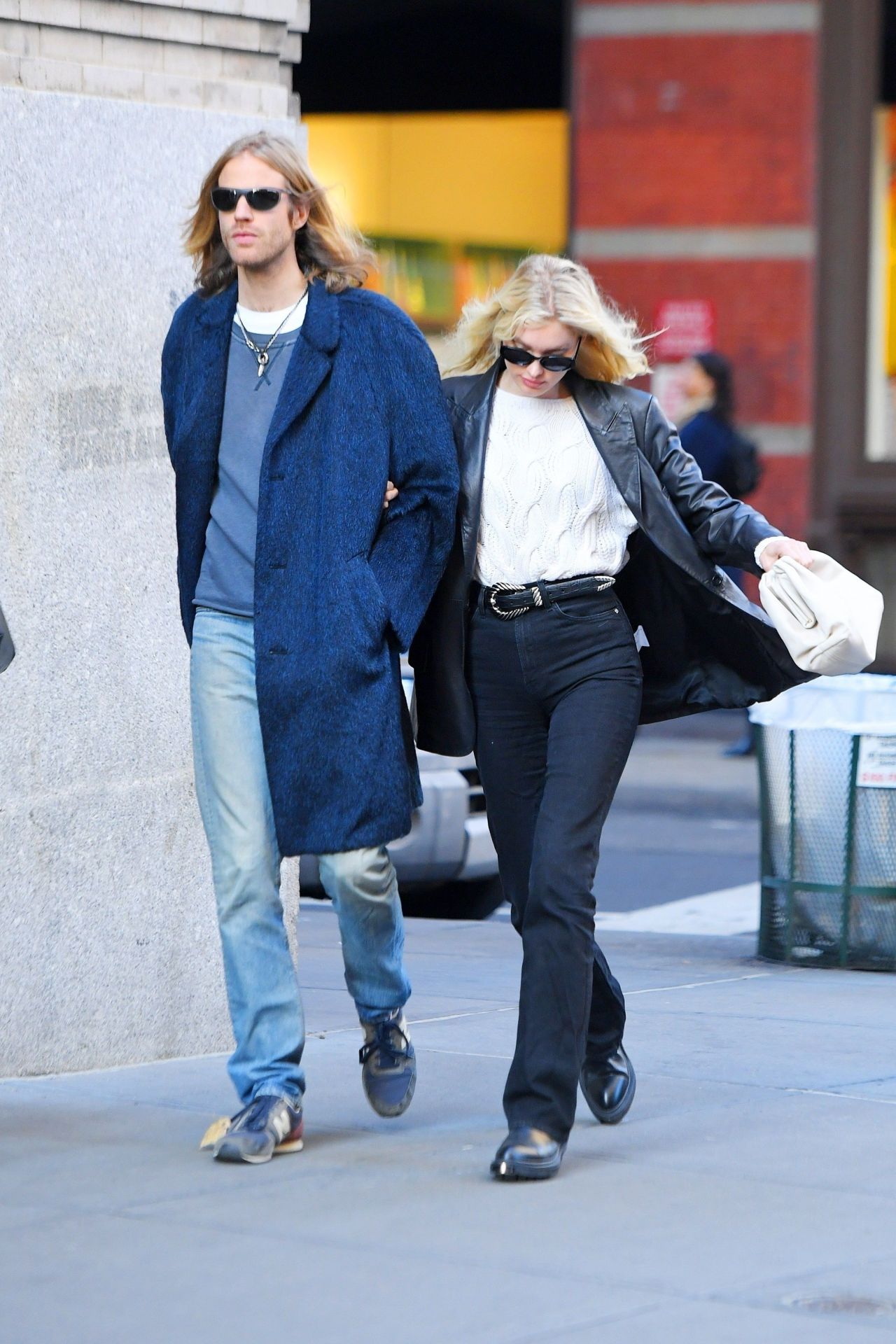 Elsa Hosk and Boyfriend Tom Daly - NYC 11/27/2019 • CelebMafia