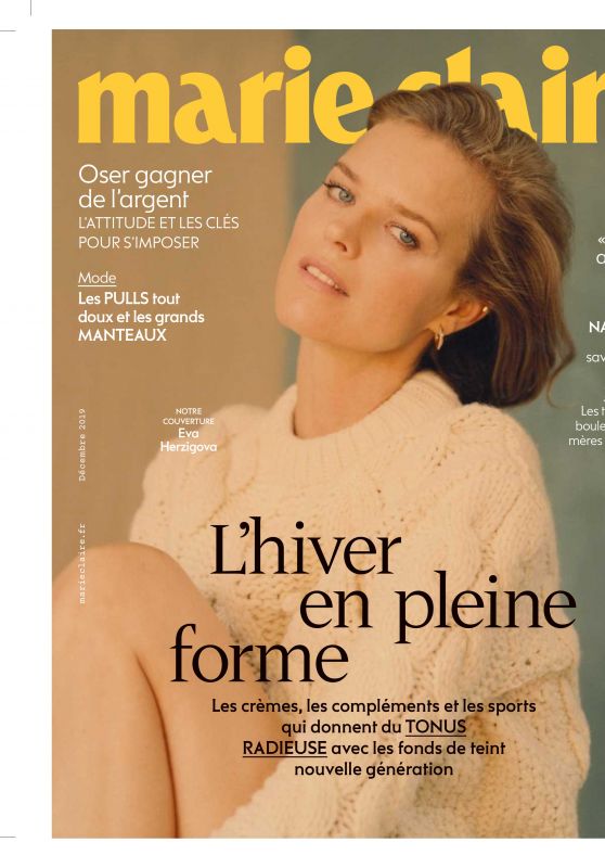 Eva Herzigová - Marie Claire Magazine France December 2019 Issue