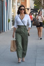Eva Longoria Street Style - Shopping in Beverly Hills 11/08/2019