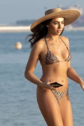 Francesca Allen in a Bikini - Holiday in Dubai 11/26/2019
