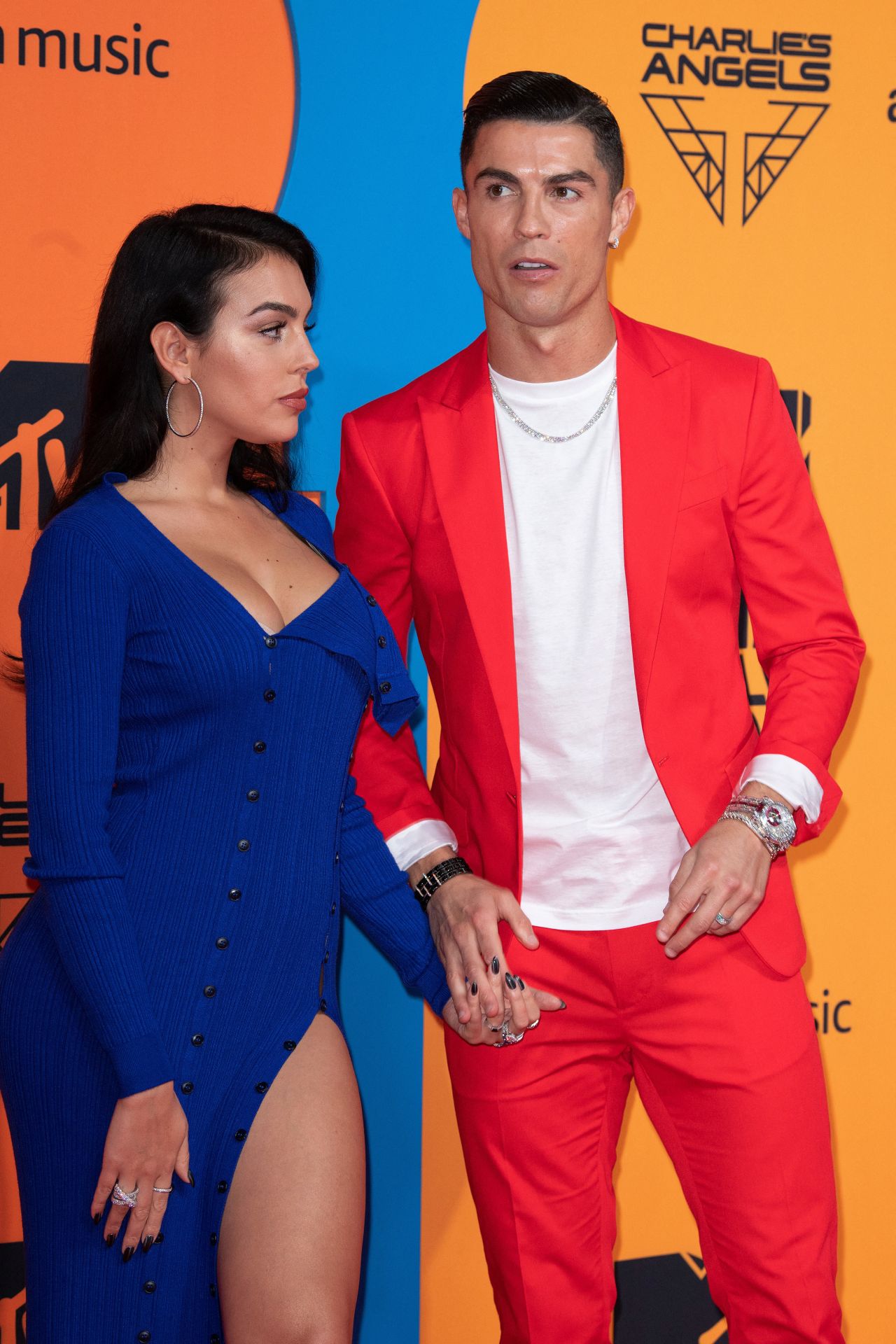 Georgina Rodriguez and Cristiano Ronaldo - 2019 MTV Europe ...
