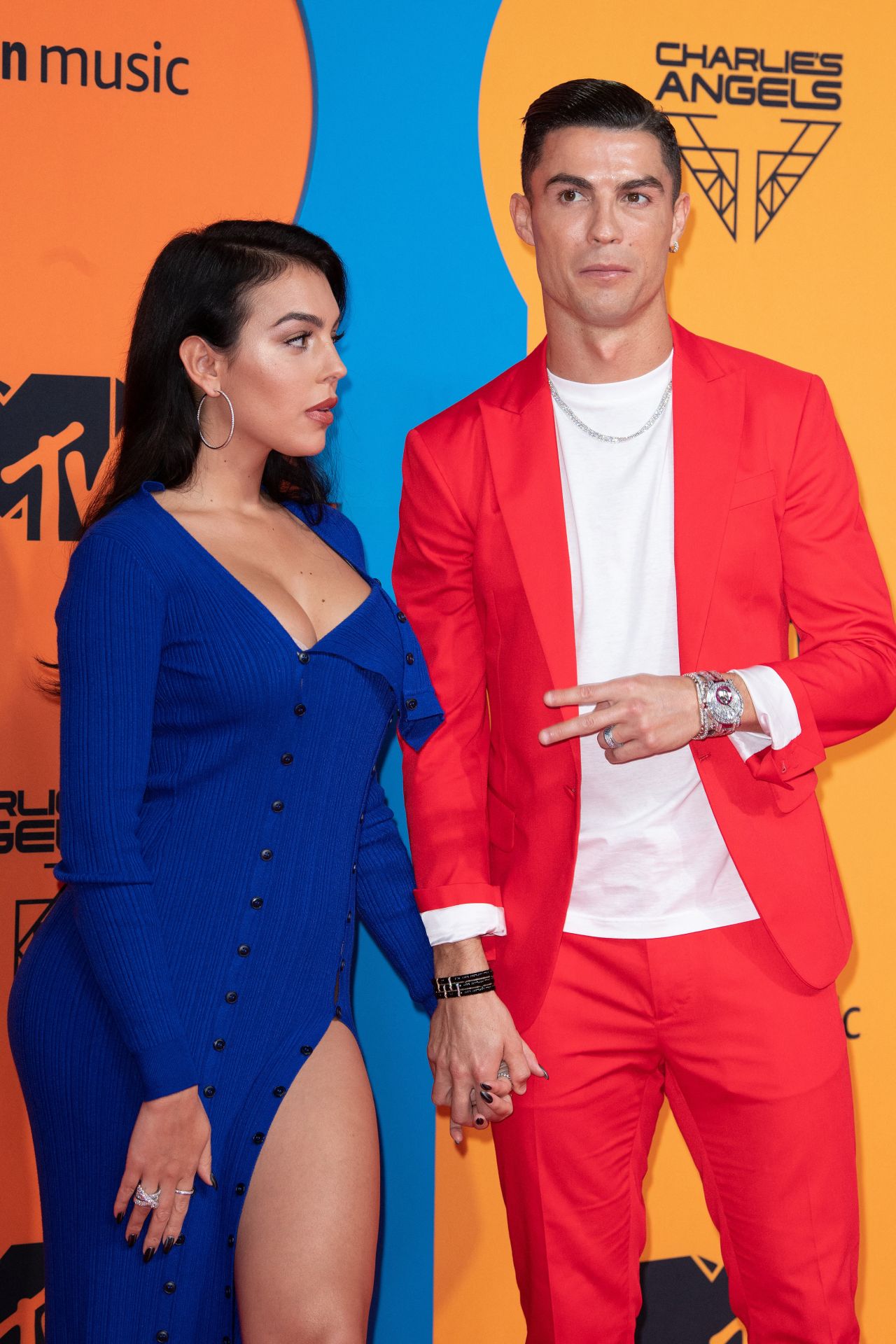 Georgina Rodriguez and Cristiano Ronaldo - 2019 MTV Europe ...