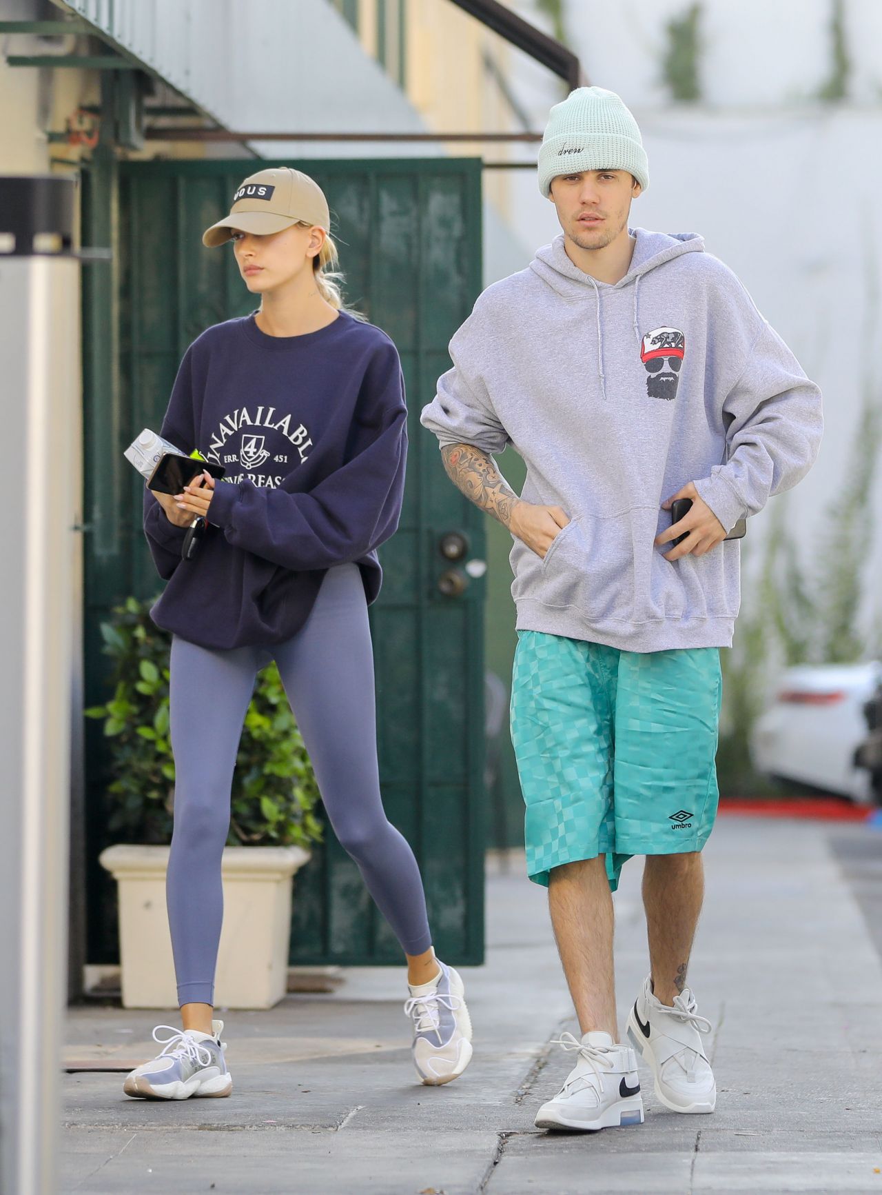 Hailey Rhode Bieber and Justin Bieber - Out for Lunch in West Hollywood