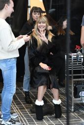 Heidi Klum Costume Unfold on Amazon Display Window in New York 10/31/2019