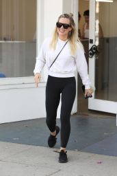 Hilary Duff - Exiting a Nail Salon in Studio City 11/13/2019