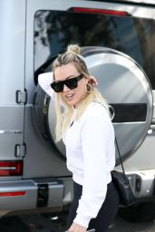 Hilary Duff - Exiting a Nail Salon in Studio City 11/13/2019