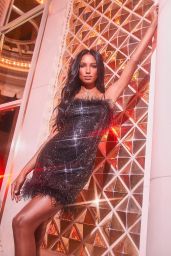 Jasmine Tookes - Boohoo All That Glitters Holiday Campaign 2019