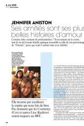Jennifer Aniston - Gala Magazine France 11/21/2019 Issue