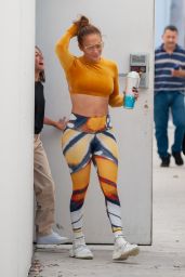 Jennifer Lopez in Spandex - Leaving the Dance Studio in Miami 11/02/2019