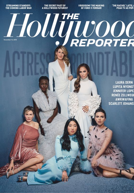 Jennifer Lopez , Scarlett Johansson and Renée Zellweger - The Hollywood Reporter 11/13/2019 Issue
