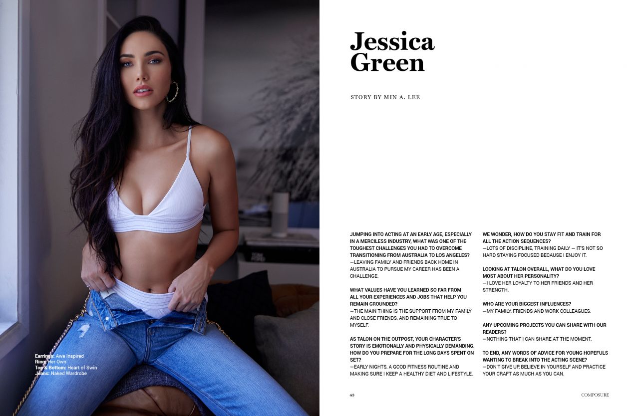 Jessica green measurements