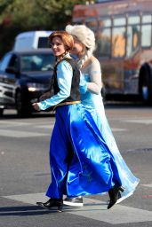 Kristen Bell and James Corden - Perform a "Frozen" Skit in Traffic Outside CBS Studios 11/06/2019
