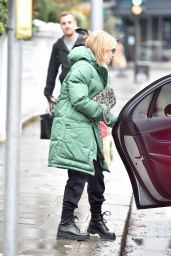 Kylie Minogue in a Big Quilted Jacket and Dr Marten Boots 11/23/2019