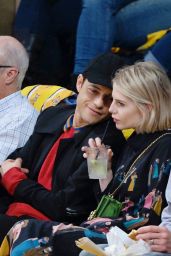Lucy Boynton and Rami Malek - Washington Wizards vs Los Angeles Lakers Basketball game in Los Angeles 11/29/2019