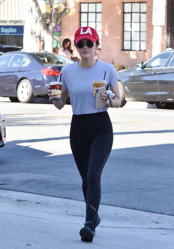 Lucy Hale - Getting Coffee in Studio City 11/09/2019