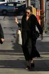 Mandy Moore - Arriving to Kimmel Studio 11/05/2019 • CelebMafia