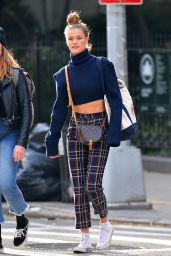 Nina Agdal Street Style - Out in New York 11/13/2019