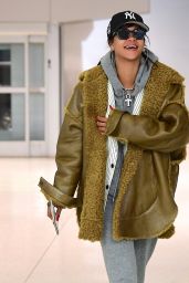 Rihanna at the Airport in Teaneck, New Jersey 11/29/2019