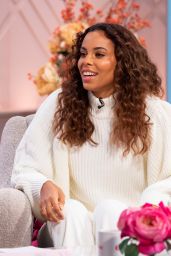 Rochelle Humes - "Lorraine" TV Show in London 11/14/2019