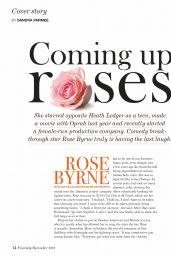 Rose Byrne - Fairlady December 2019 Issue