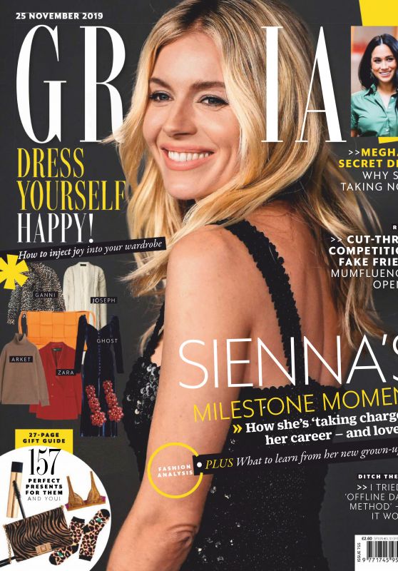 Sienna Miller - Grazia UK 11/25/2019 Issue
