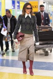 Victoria Beckham is Stylish - JFK Airport in NYC 11/05/2019