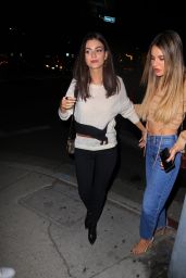 Victoria Justice and Madison Reed - Arriving at the Love Leo Rescue Fundraiser in LA