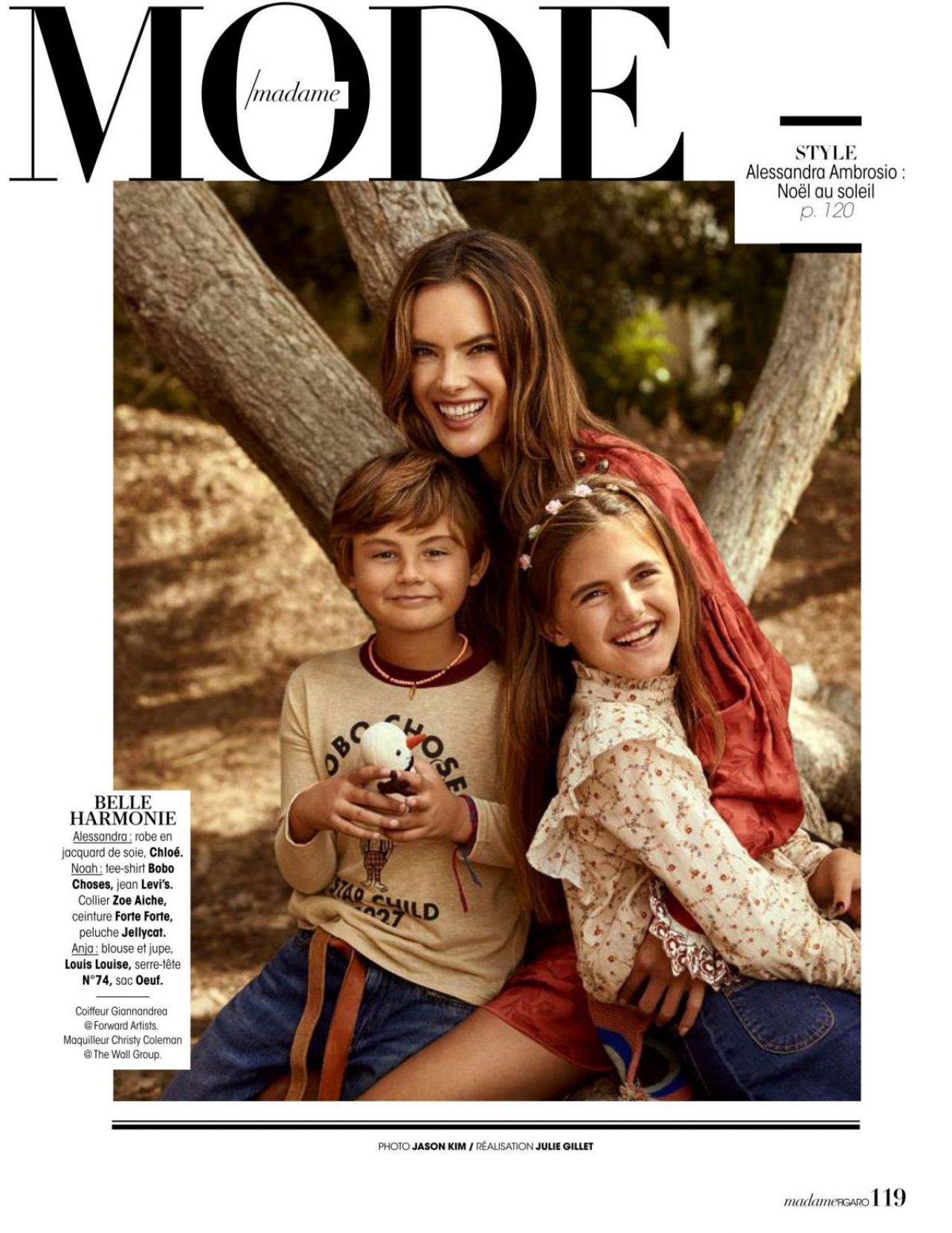 Alessandra Ambrosio - Madame Figaro Magazine 12/13/19 Issue • CelebMafia