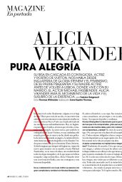 Alicia Vikander - Marie Claire Spain January 2020 Issue