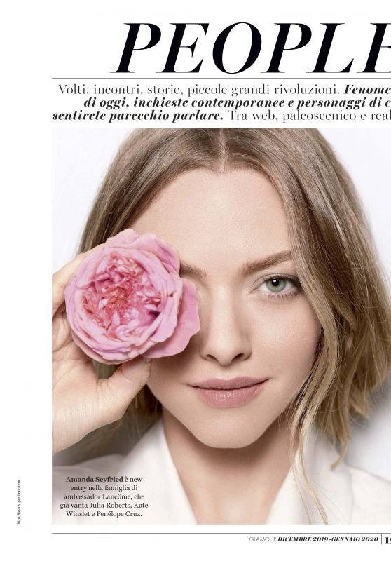 Amanda Seyfried - Glamour Magazine Italia December 2019/January 2020