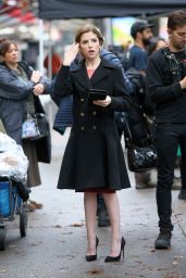 Anna Kendrick - Filming a Wedding Scene for "Love Life" in NYC 12/10/2019