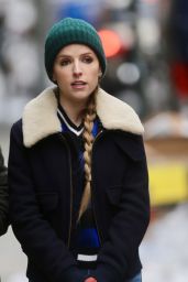 Anna Kendrick - Filming "Love Life" in New York City 12/04/2019