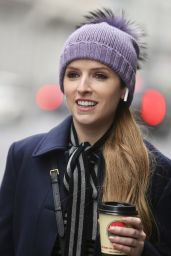 Anna Kendrick - Filming "Love Life" in New York City 12/04/2019