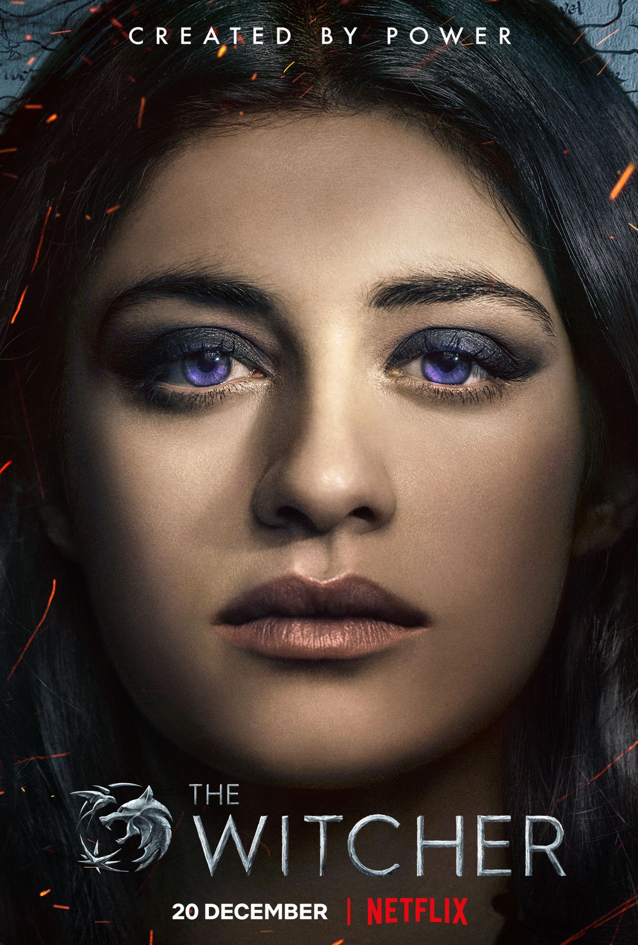 Anya Chalotra “the Witcher” Season 1 Poster • Celebmafia