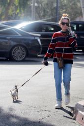 Ashley Tisdale - Walking Her Dog in Bel Air 12/17/2019