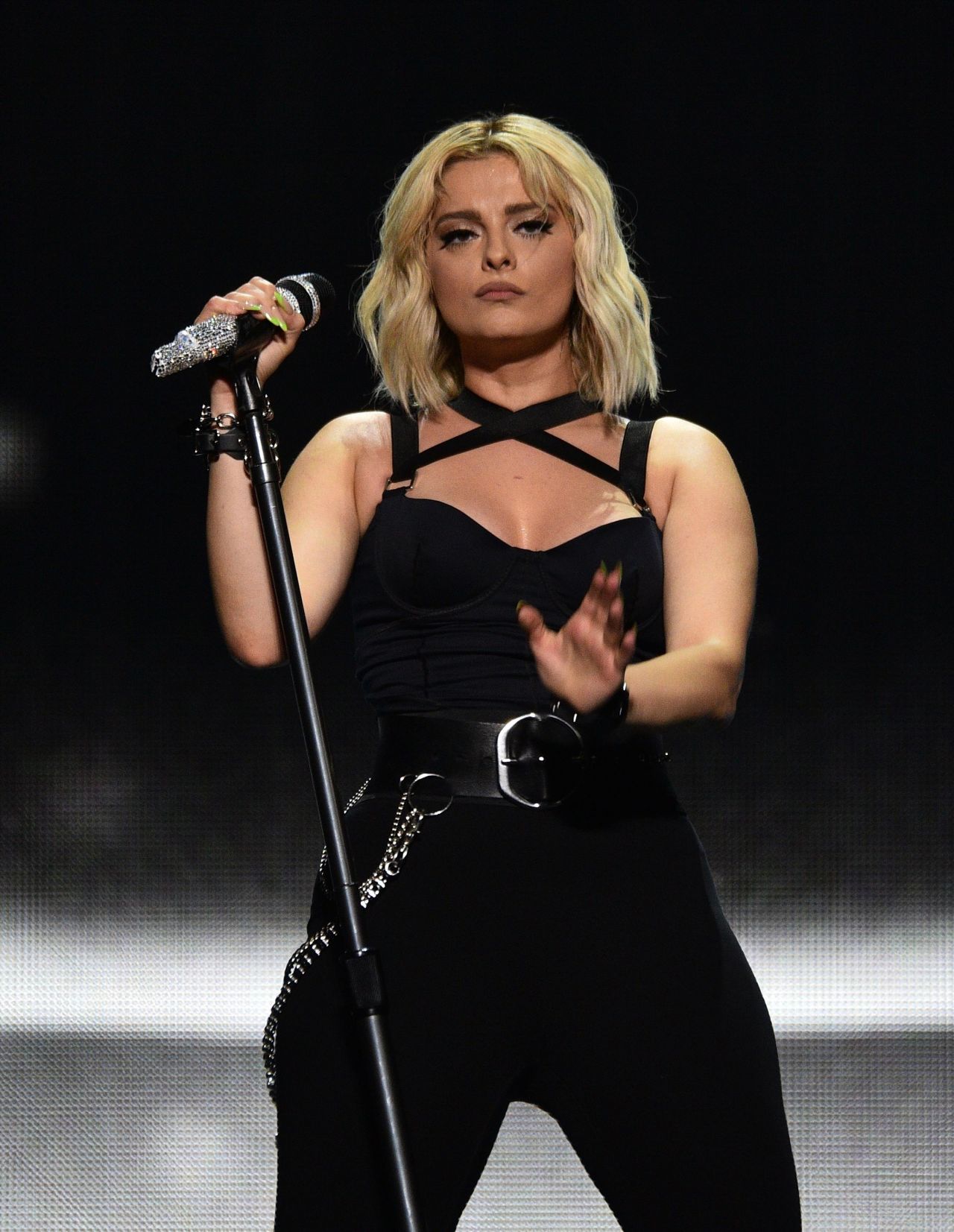 Bebe Rexha - Performs at the ORACLE Arena in Oakland 12/12/2019