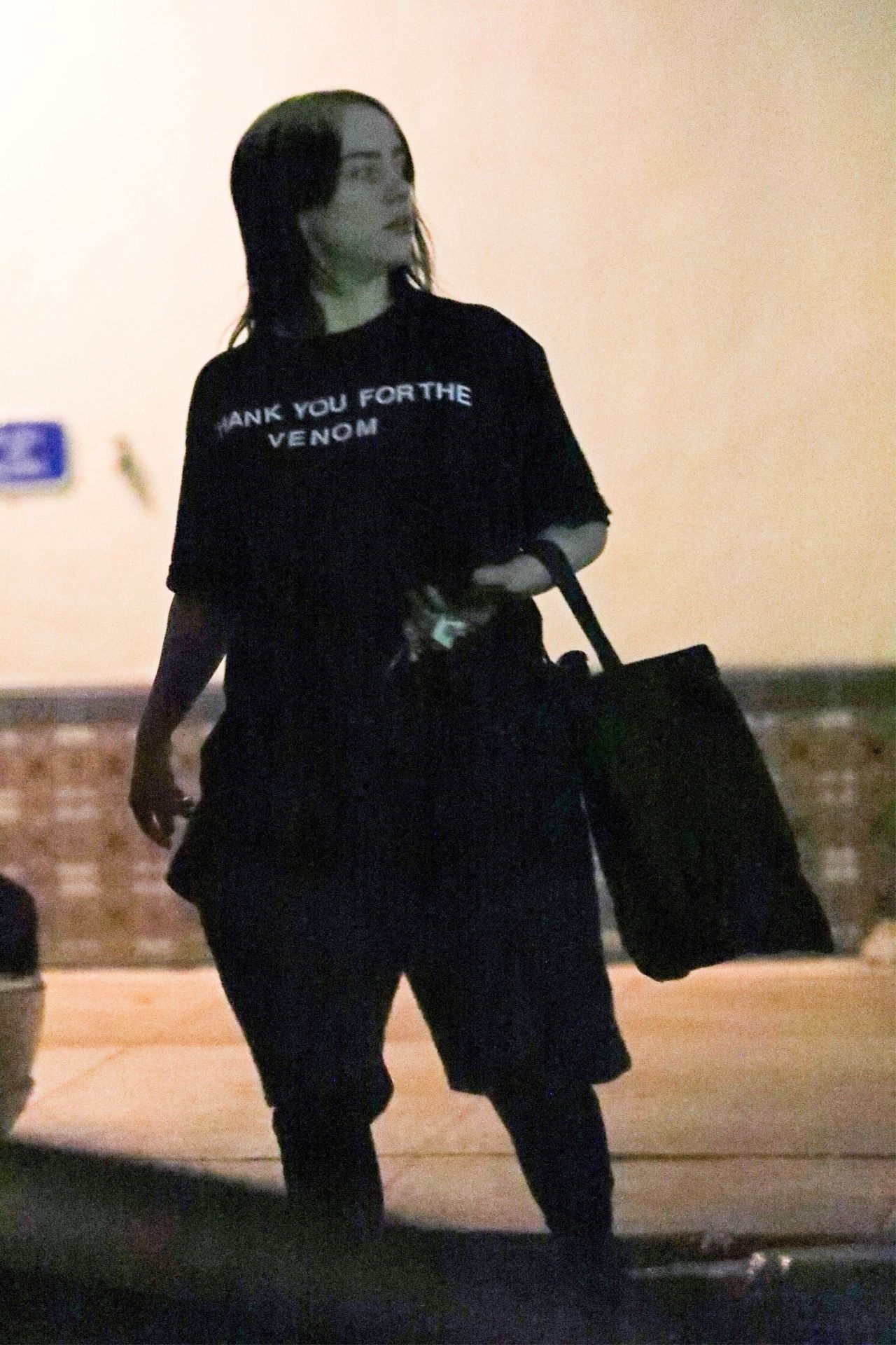 Billie Eilish - Leaving a Night Gym Session in LA 11/30/2019 • CelebMafia