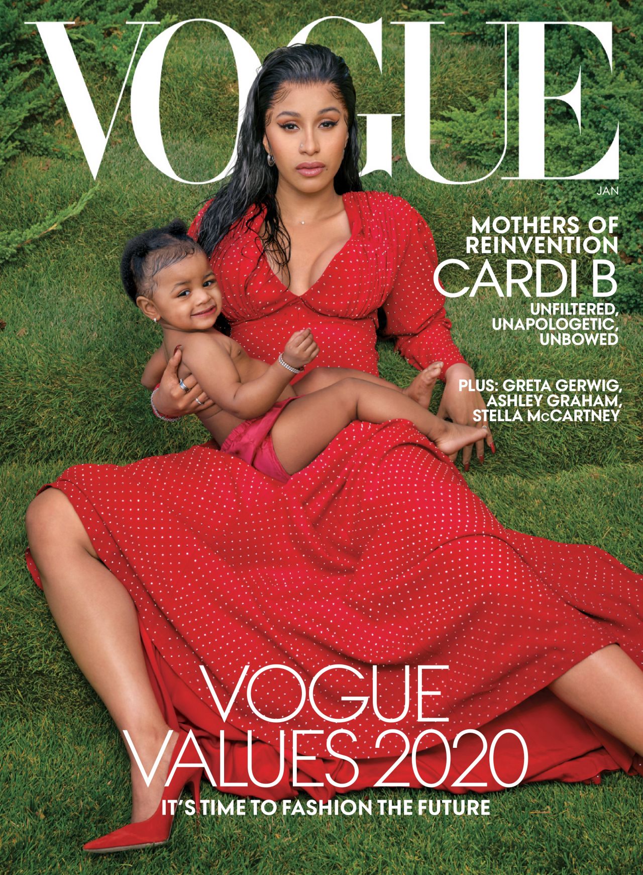 Cardi B Vogue Magazine January 2020 Issue • CelebMafia