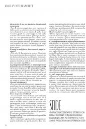 Cate Blanchett - Grazia Italy 12/12/2019 Issue