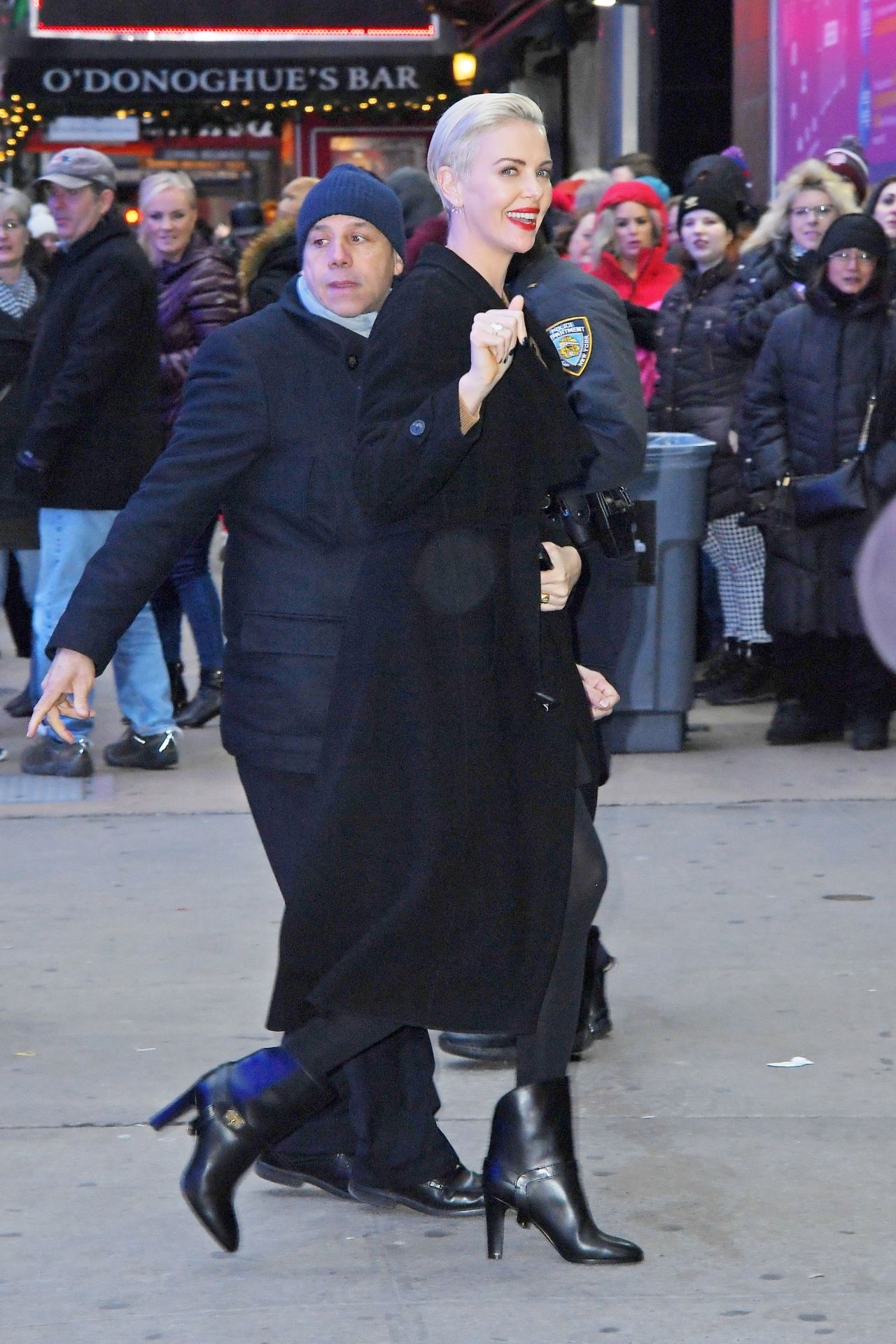 Charlize Theron - Arriving at GMA in New York City 12/16/2019 • CelebMafia