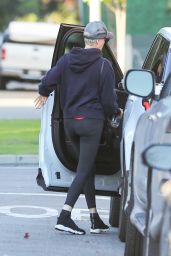 Charlize Theron in Tights - Out in West Hollywood 12/27/2019