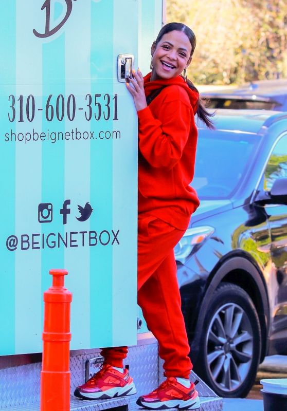 Christina Milian - Beignet Box in Studio City 12/15/2019