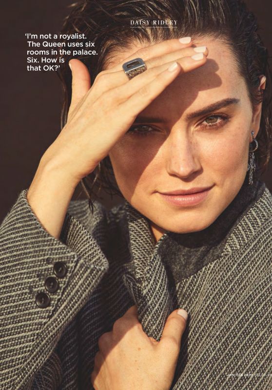 Daisy Ridley - GQ UK January/February 2020 Issue